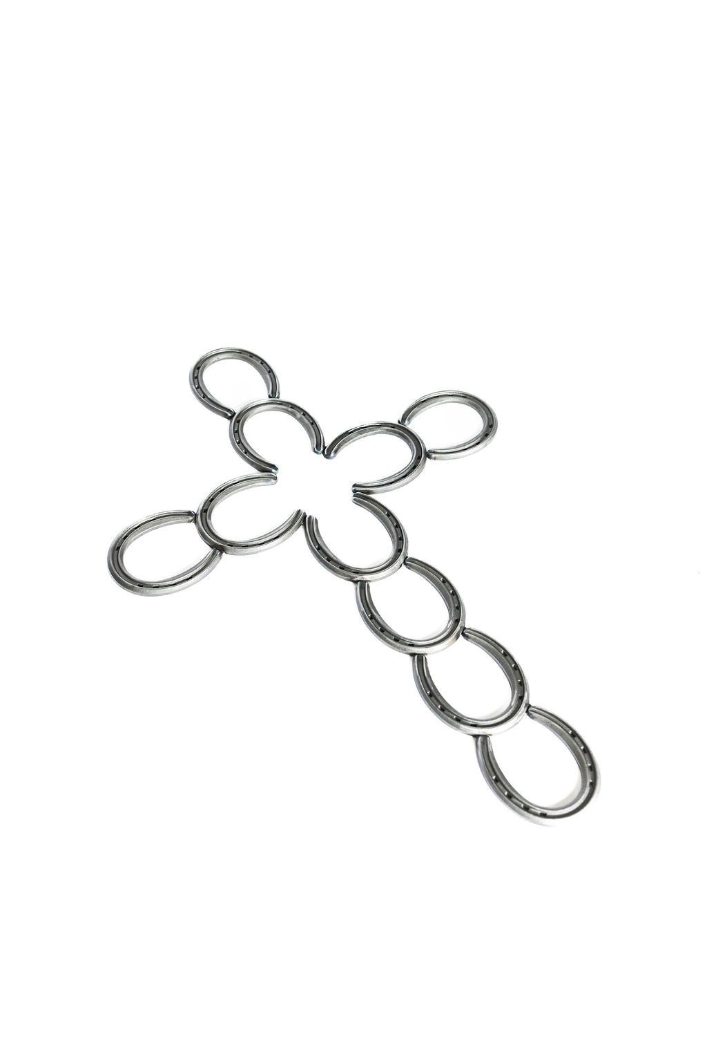 Rustic Horseshoe Cross