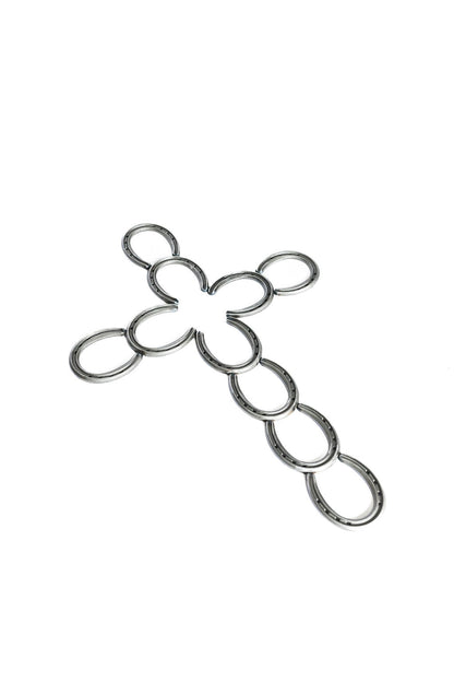 Rustic Horseshoe Cross