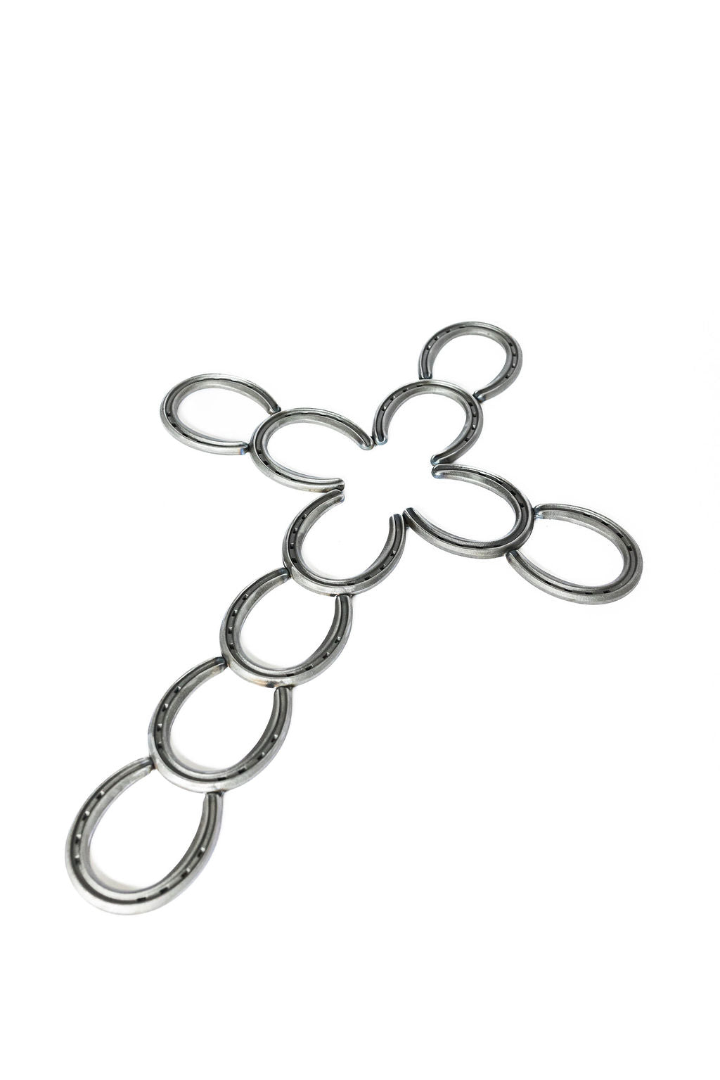 Rustic Horseshoe Cross