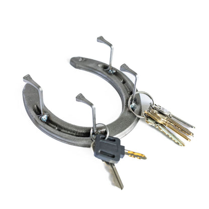The Heritage Forge - Horseshoe and Horseshoe Nail Key Holder