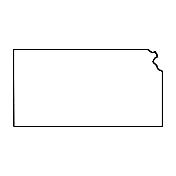 States of America Mini Branding Irons States Outlines - 1" Tall Straight Steel