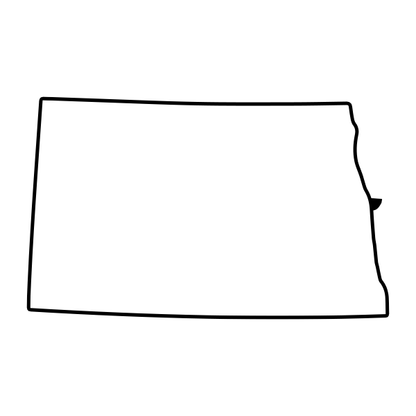 States of America Mini Branding Irons States Outlines - 1" Tall Straight Steel