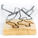 States of America Rustic Branding Irons - BBQ, Crafts, Woodworking Projects - The Heritage Forge