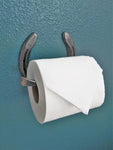 Rustic Horseshoe Toilet Paper Holder - The Heritage Forge