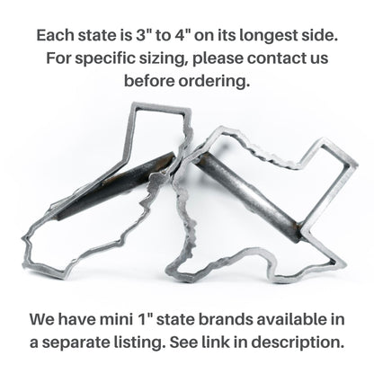 States of America Branding Iron