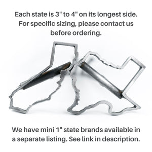 States of America Rustic Branding Irons - BBQ, Crafts, Woodworking Projects - The Heritage Forge