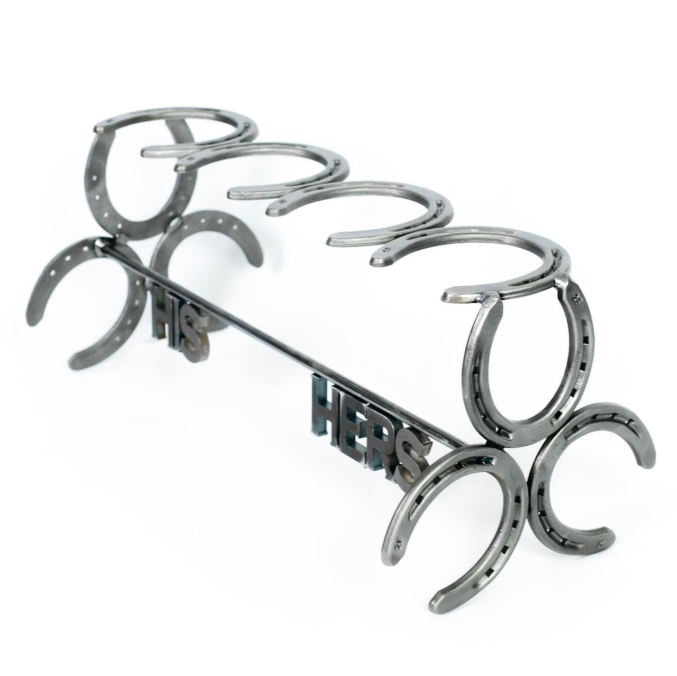 Handmade His and Hers Horseshoe Boot Rack - 2 pairs - The Heritage ...