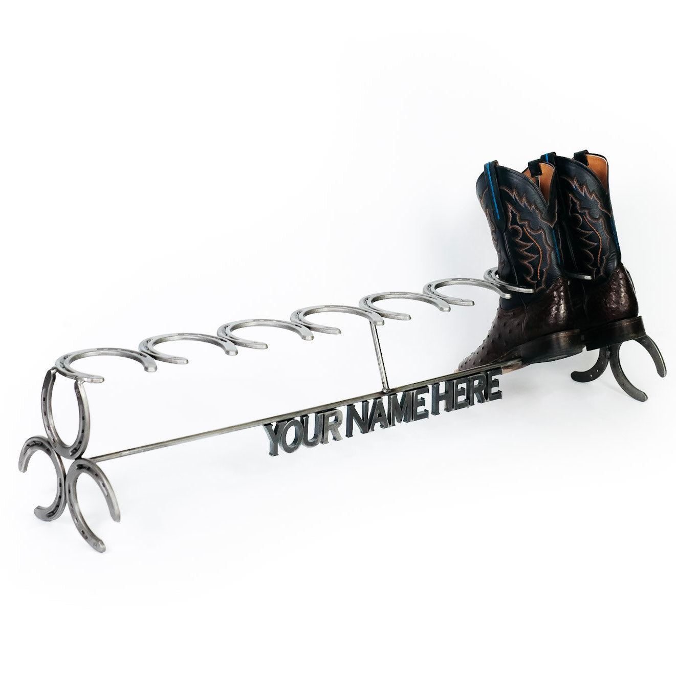 Horseshoe Boot Racks – The Heritage Forge