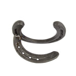 Rustic Horseshoe Curtain Rod Holder and Curtain Tie Back Set - The Heritage Forge