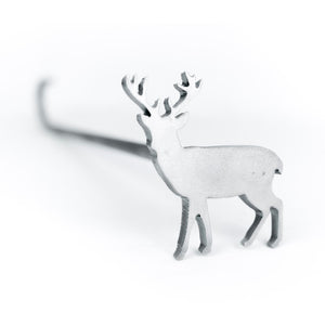 White Tail Deer Brand - 3.5" - BBQ, Crafts, Woodworking Projects - The Heritage Forge