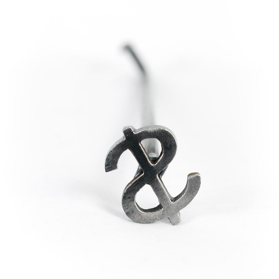 Dollar Sign Branding Iron - 1" tall - BBQ, Crafts, Woodworking Projects - The Heritage Forge