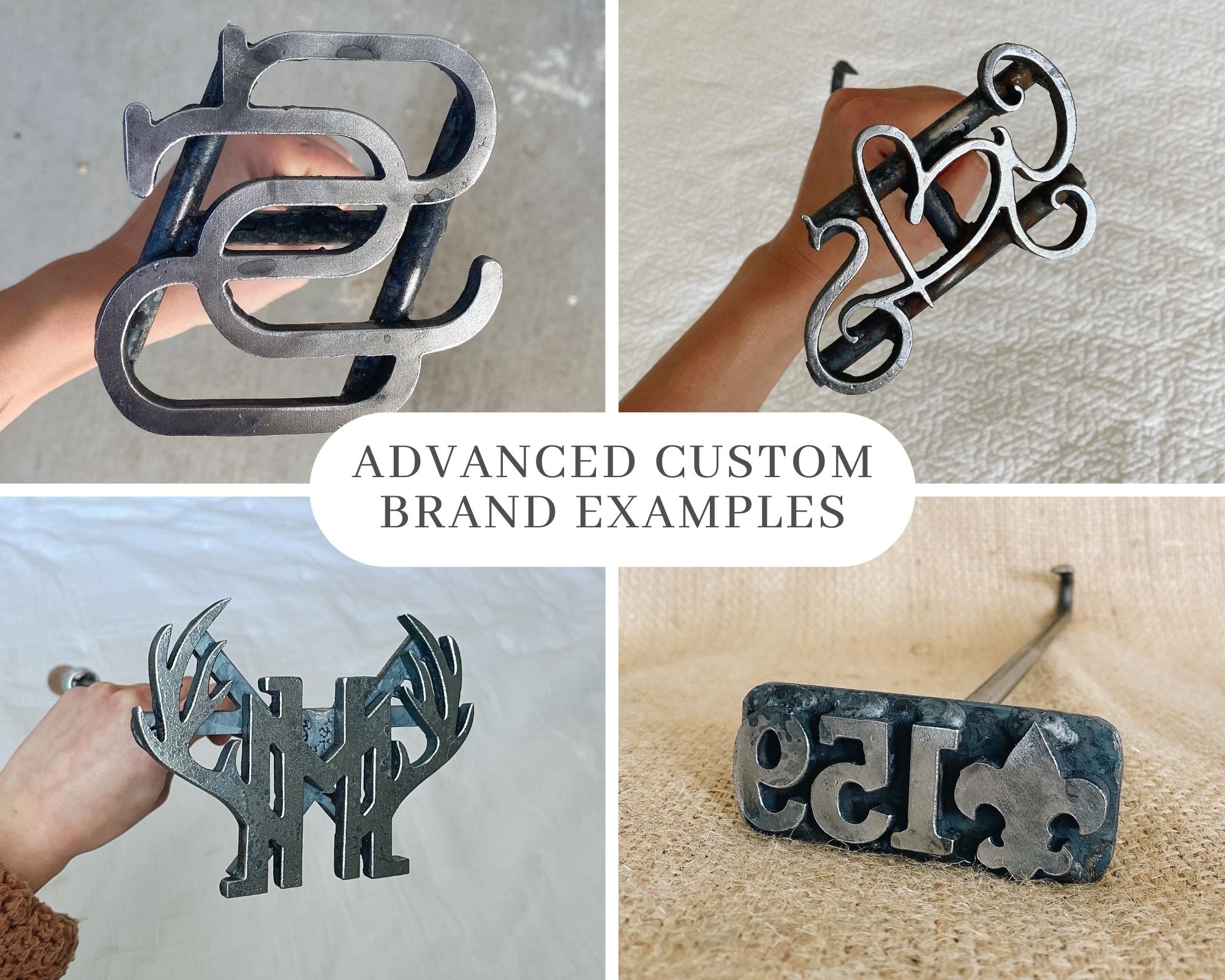 Handmade Custom Branding Iron - ADVANCED - The Heritage Forge