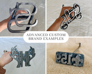 Handmade Custom Branding Iron - ADVANCED - The Heritage Forge