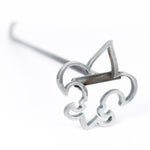 Fleur De Lis - 4" - BBQ, Crafts, Woodworking Projects - The Heritage Forge