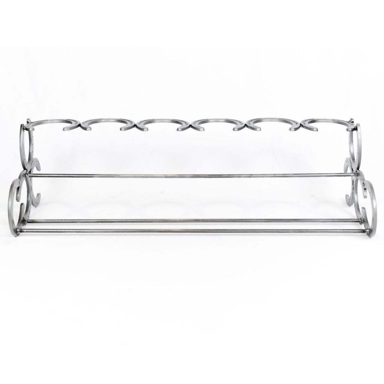 Rustic Horseshoe Boot Rack with Shoe Rack – The Heritage Forge