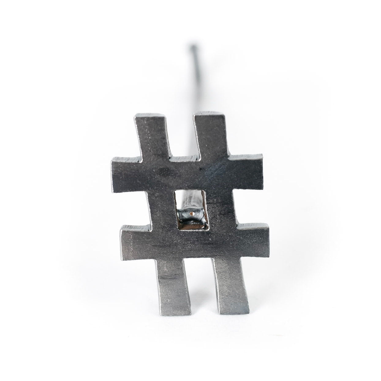 Hash Tag Branding Iron - # - 2" BBQ, Crafts, Woodworking Projects - The Heritage Forge