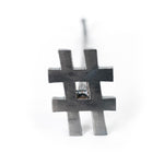 Hash Tag Branding Iron - # - 2" BBQ, Crafts, Woodworking Projects - The Heritage Forge