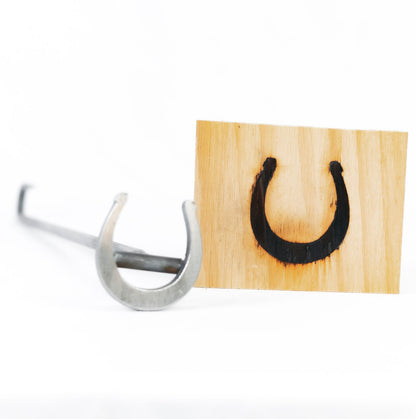 Horseshoe Brand - 2.5" - BBQ, Crafts, Woodworking Projects - The Heritage Forge