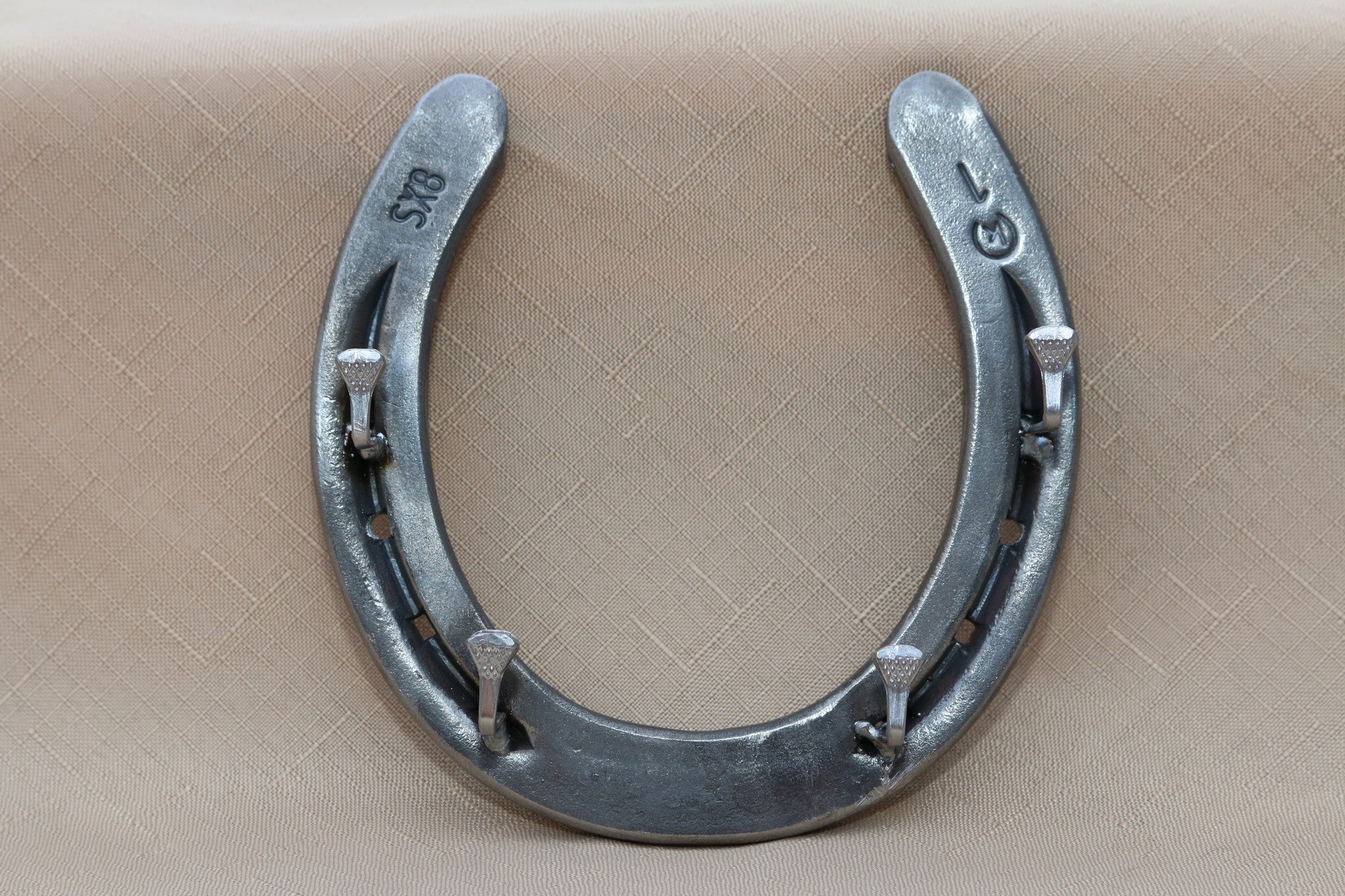 The Heritage Forge - Horseshoe and Horseshoe Nail Key Holder