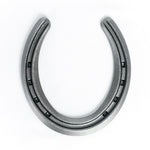 New Steel Horseshoes - Lite Rim Size 1 -Sand Blasted Steel - The Heritage Forge