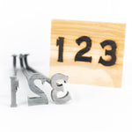 0-9 Number Branding Irons - 2" Tall - 10 Numbers - Custom Cowboy Monogram - The Heritage Forge