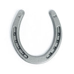 New Steel Horseshoes - Plain Shoe Size 00 - Sand Blasted Steel - The Heritage Forge