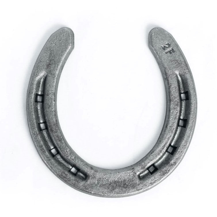 New Steel Horseshoes - RDM Size 00 - R2-F -Sand Blasted Steel - The Heritage Forge