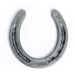 New Steel Horseshoes - RDM Size 00 - R2-F -Sand Blasted Steel - The Heritage Forge