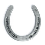 New Steel Horseshoes - RDM Size 1 - R4-F - Sand Blasted Steel - The Heritage Forge