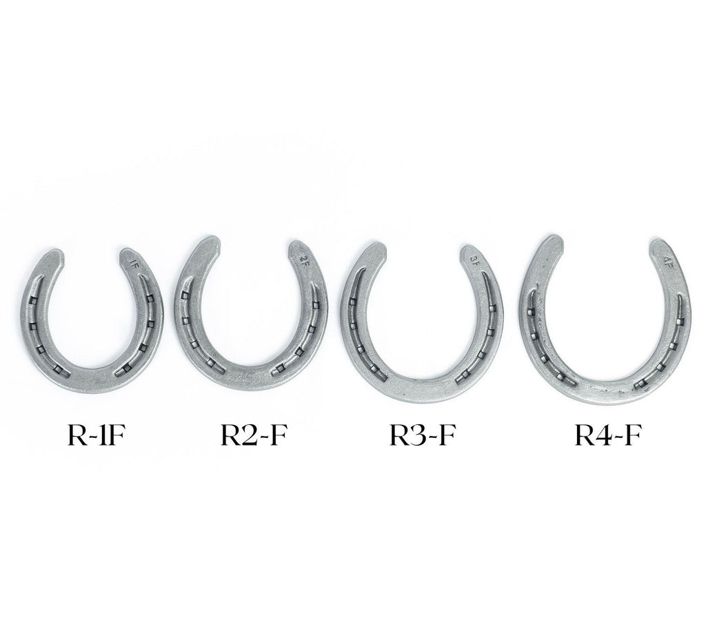 New Steel Horseshoes RDM Size 0 R3F Sand Blasted Steel The Her