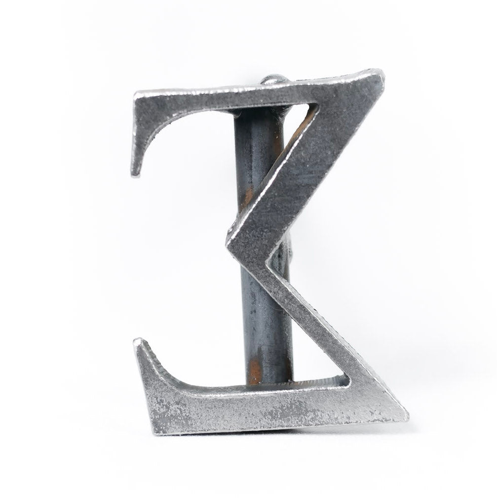 Greek Sigma Branding Iron - 2.5" - BBQ Branding Iron - College - BBQ Branding Iron - College - BBQ, Crafts, Woodworking Projects - The Heritage Forge