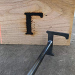 Greek Gamma Branding Iron - 2.5" - BBQ Branding Iron - College - BBQ Branding Iron - College - BBQ, Crafts, Woodworking Projects - The Heritage Forge
