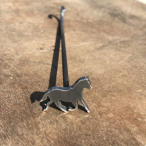 Horse Silhouette Brand - 3.5" - BBQ, Crafts, Woodworking Projects - The Heritage Forge