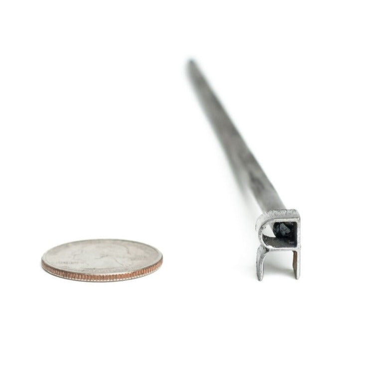 A-Z Alphabet Branding Irons - 1/2" Tall - 8" Straight Steel Handles - Custom Cowboy Monogram - The Heritage Forge