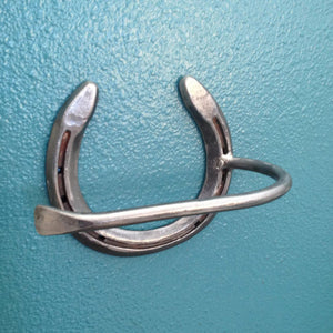 Rustic Horseshoe Toilet Paper Holder - The Heritage Forge