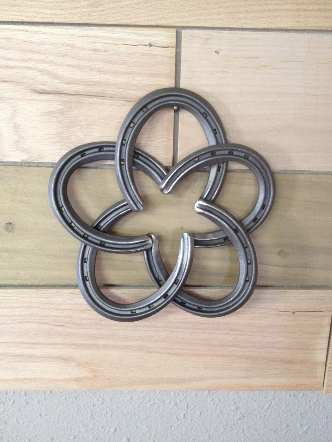 Rustic Horseshoe Star - The Heritage Forge