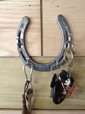 The Heritage Forge - Horseshoe and Horseshoe Nail Key Holder