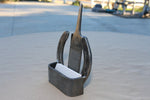 Rustic Business Card Holder - Rasp and Horseshoe - The Heritage Forge