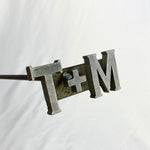 Custom Initial Monogram Branding Iron - 2" tall - The Heritage Forge