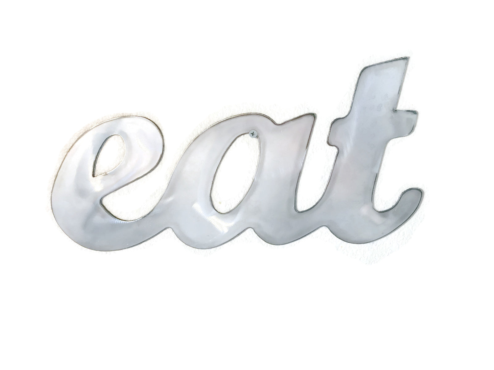 Rustic Home, Eat Sign 8 x 15,  Farmhouse, Metal Words, Kitchen Wall Decor, Home Decor, Farmhouse Sign